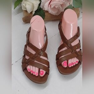 Bass Women's Brown Strappy Sandals